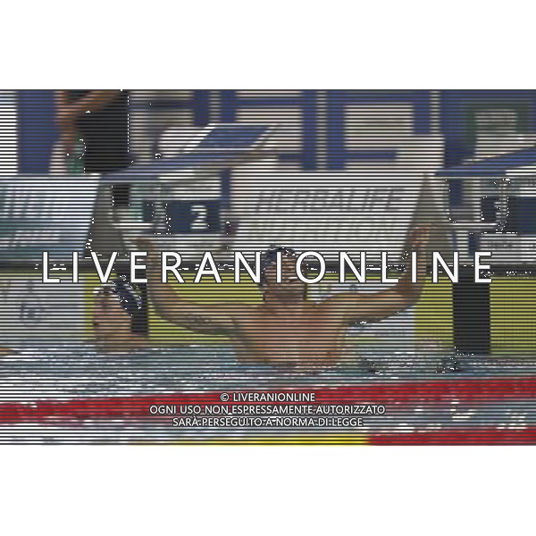 Riccione - Campionato Italiano Assoluto di Nuoto UnipolSai 04/04/2017 nella foto: ESULTANAZA GABRIELE DETTI Â©Claudio Zamagni/Agenzia Aldo Liverani 