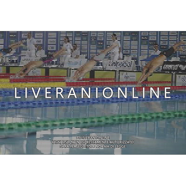 Riccione - Campionato Italiano Assoluto di Nuoto UnipolSai 04/04/2017 nella foto: MAGNINI FILIPPO LUCA DOTTO VENDRAME IVANO Â©Claudio Zamagni/Agenzia Aldo Liverani 