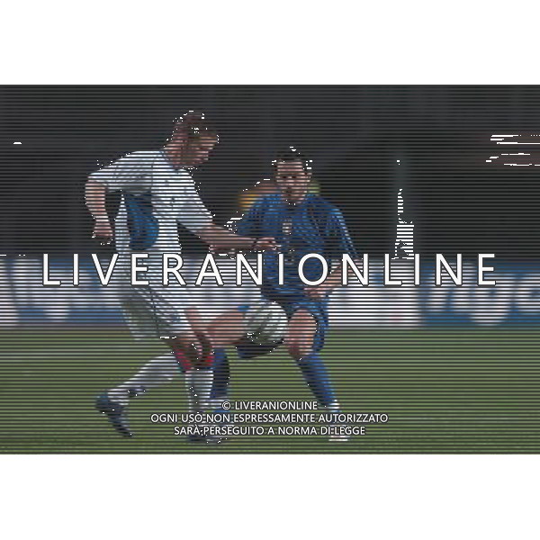 Italia - Islanda Amichevole a Padova 30/03/2005 nella foto marco cassetti e steinsson ph luzzani/agenzia aldo liverani