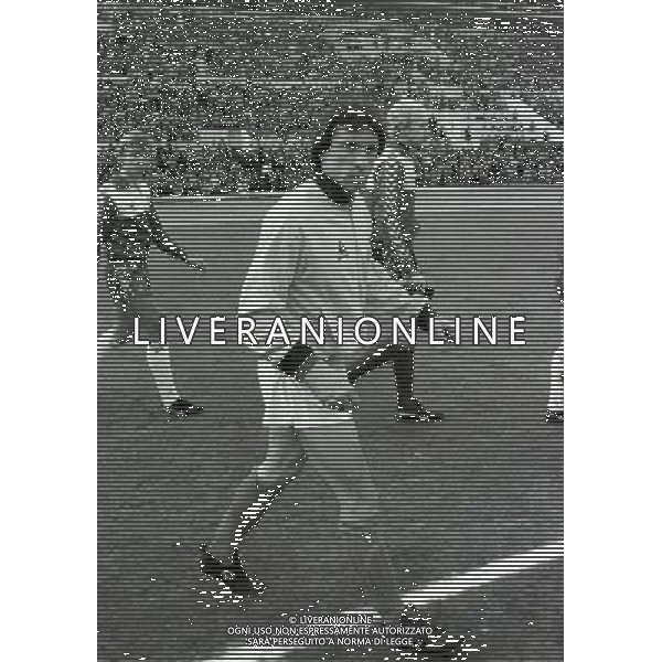 01-11-1980 ROMA STADIO OLIMPICO ITALIA DANIMARCA 2-0 NELLA FOTO GIAMPIERO MARINI AG ALDO LIVERANI SAS