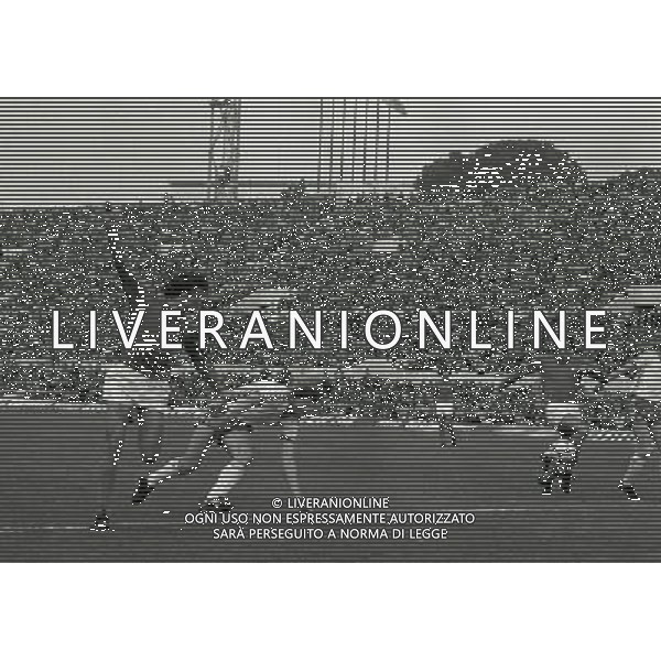 01-11-1980 ROMA STADIO OLIMPICO ITALIA DANIMARCA 2-0 NELLA FOTO ALESANDRO ALTOBELLI E FRANCESCO GRAZIANI AG ALDO LIVERANI SAS