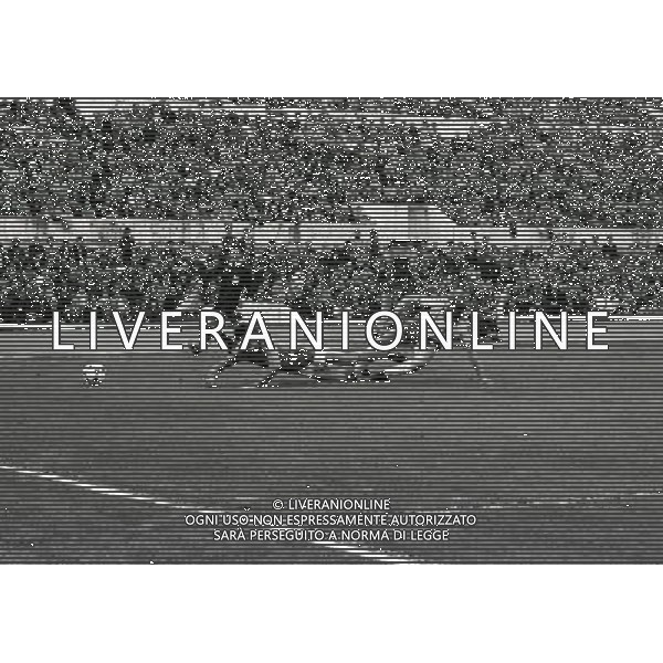 01-11-1980 ROMA STADIO OLIMPICO ITALIA DANIMARCA 2-0 NELLA FOTO ALESSANDRO ALTOBELLI AG ALDO LIVERANI SAS