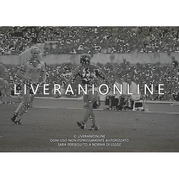 01-11-1980 ROMA STADIO OLIMPICO ITALIA DANIMARCA 2-0 NELLA FOTO BRUNO CONTI AG ALDO LIVERANI SAS