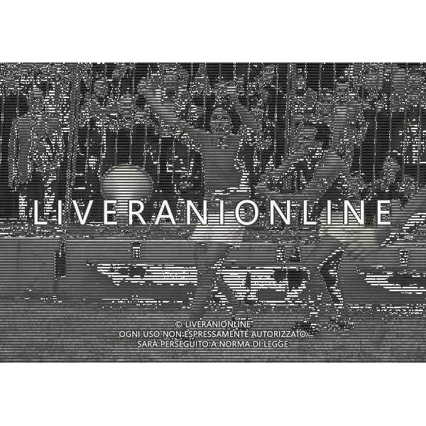 15-11-1980 TORINO STADIO COMUNALE ITALIA JUGOSLAVIA 2-0 NELLA FOTO ESULTANZA BRUNO CONTI E ANTONIO CABRINI AG ALDO LIVERANI SAS