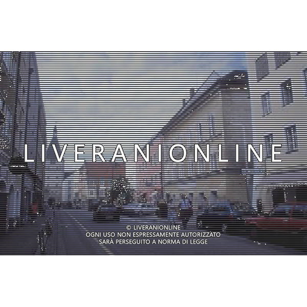 Braunau ( Austria ) nella foto: La Casa Natale di Adolf Hitler foto Recalcati Danilo/Ag Aldo Liverani