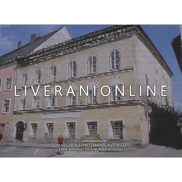 Braunau ( Austria ) nella foto: La casa natale di Adolf Hitler foto Recalcati Danilo/Ag Aldo Liverani