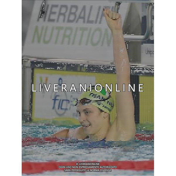 Campionato Italiano Assoluto UnipolSai di Nuoto Riccione (RN) - 05.04.2017 Nella Foto:Verona Giulia festeggia /Ph.Vitez-Ag. Aldo Liverani