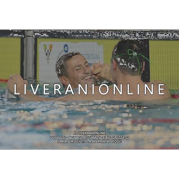 Campionato Italiano Assoluto UnipolSai di Nuoto Riccione (RN) - 05.04.2017 Nella Foto:Martenghi Nicoloâ€™ festeggia con Scozzoli Fabio /Ph.Vitez-Ag. Aldo Liverani