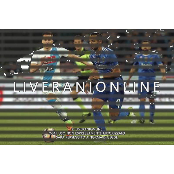Napoli - Juventus Coppa Italia Tim Cup semifinale di ritorno 05 Aprile 2017 nella foto BENATIA, MILIK Â© Mosca / AGENZIA ALDO LIVERANI SAS