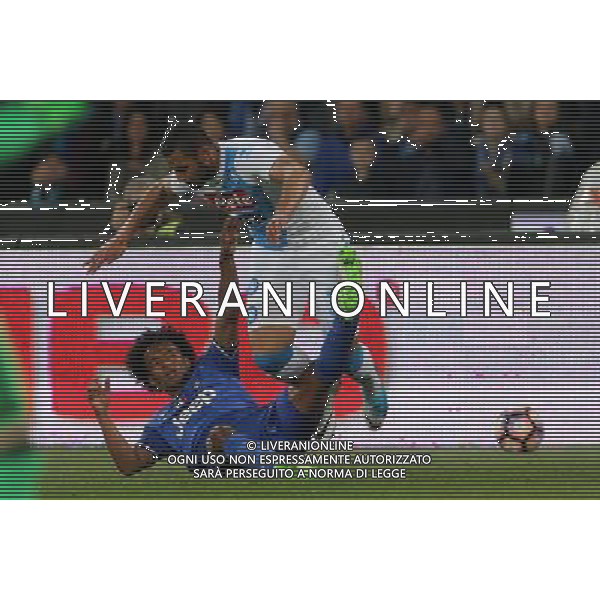 Napoli - Juventus Coppa Italia Tim Cup semifinale di ritorno 05 Aprile 2017 nella foto JUAN CUADRADO, GHOULAM Â© Mosca / AGENZIA ALDO LIVERANI SAS