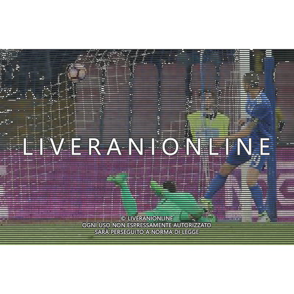 Napoli - Juventus Coppa Italia Tim Cup semifinale di ritorno 05 Aprile 2017 nella foto IL GOL DI LORENZO INSIGNE © Mosca / AGENZIA ALDO LIVERANI SAS