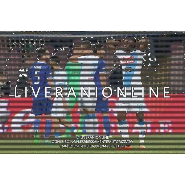 Napoli - Juventus Coppa Italia Tim Cup semifinale di ritorno 05 Aprile 2017 nella foto DELUSIONE DIAWARA A FINE GARA © Mosca / AGENZIA ALDO LIVERANI SAS