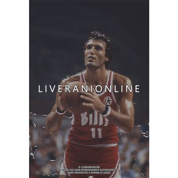 Dino Meneghin, cestista, giocatore di basket italiano - Retrospettiva nella foto 1981 ( Olimpia Milano Billy ) © ARCHIVIO / AGENZIA ALDO LIVERANI SAS