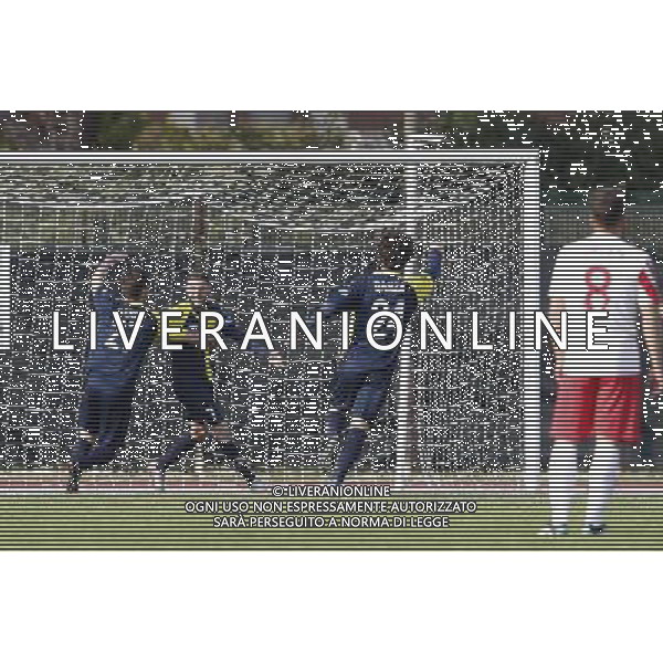 Santarcangelo - Sudtirol Alto Adige Campionato di calcio Lega Pro girone B 05/04/2017 nella foto: esultanza santarcangelo ©Claudio Zamagni/Agenzia Aldo Liverani 