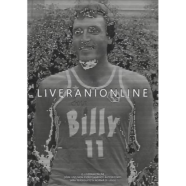 Dino Meneghin, cestista, giocatore di basket italiano - Retrospettiva nella foto con la maglia della Billy Olimpia Milano © ARCHIVIO / AGENZIA ALDO LIVERANI SAS