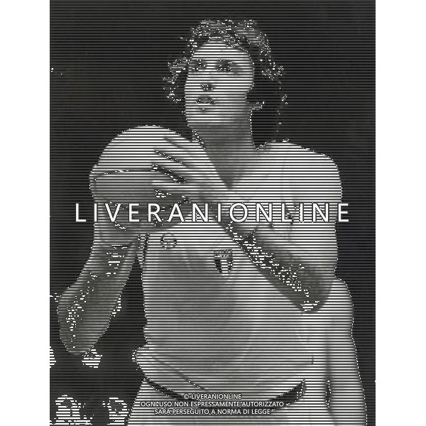Dino Meneghin, cestista, giocatore di basket italiano - Retrospettiva nella foto con la maglia della Nazionale Italiana © ARCHIVIO / AGENZIA ALDO LIVERANI SAS