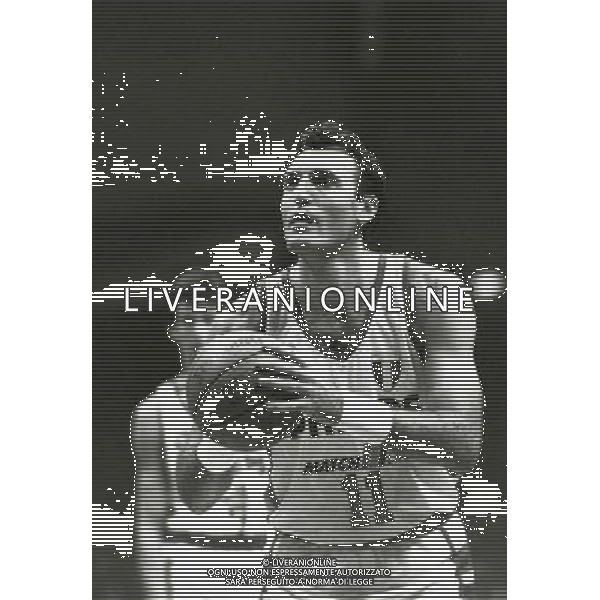 Dino Meneghin, cestista, giocatore di basket italiano - Retrospettiva nella foto con la maglia della Philips Olimpia Milano nel 1988/1989 © ARCHIVIO / AGENZIA ALDO LIVERANI SAS