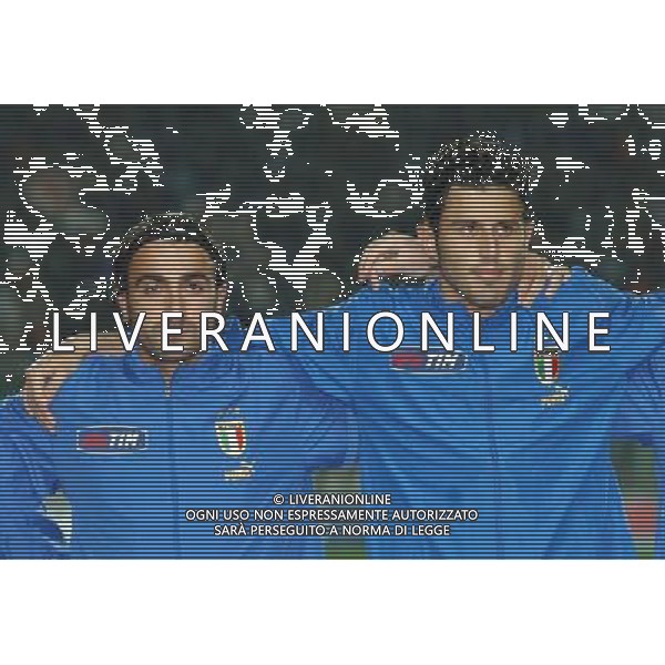 Padova 30-03-2005 Italia - Islanda 0:0 gara amichevole nella foto grosso fabio e barone simone ph marco Luzzani/ag. aldo liverani S.a.s.