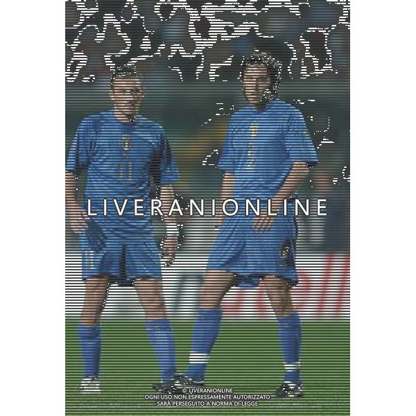 Padova 30-03-2005 Italia - Islanda 0:0 gara amichevole nella foto langella antonio e zaccardo cristian ph marco Luzzani/ag. aldo liverani S.a.s.