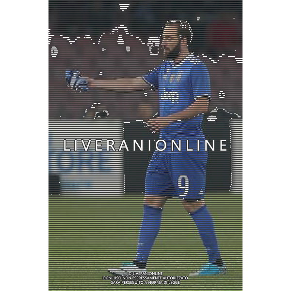 NAPOLI JUVENTUS COPPA ITALIA TIM 05-04-2017 NELLA FOTO: GONZALO HIGUAIN FOTO MOSCA-AG.LIVERANI