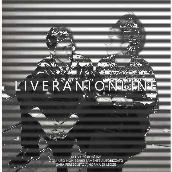 Cantanti Festival di Sanremo 1966 - Retrospettiva nella foto Giorgio Gaber con la moglie Ombretta Colli © Archivio / AGENZIA ALDO LIVERANI SAS