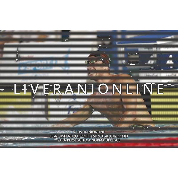 Riccione - Campionato Italiano Assoluto di Nuoto UnipolSai 07/04/2017 nella foto: ESULTANZA PALTRINIERI GREGORIO Â©Claudio Zamagni/Agenzia Aldo Liverani / AGENZIA ALDO LIVERANI SAS