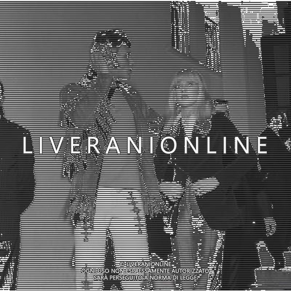 Cantanti Festival di Sanremo 1966 - Retrospettiva nella foto Sylvie Vartan e Johnny Hallyday © Archivio / AGENZIA ALDO LIVERANI SAS