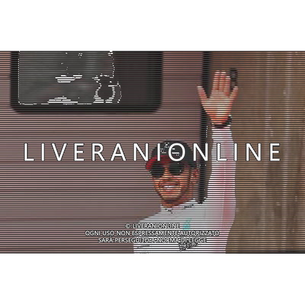 Lewis Hamilton (GBR) Mercedes AMG F1 celebrates his pole position in parc ferme. 08.04.2017. Formula 1 World Championship, Rd 2, Chinese Grand Prix, Shanghai, China, Qualifying Day. ONLY ITALY AG ALDO LIVERANI SAS