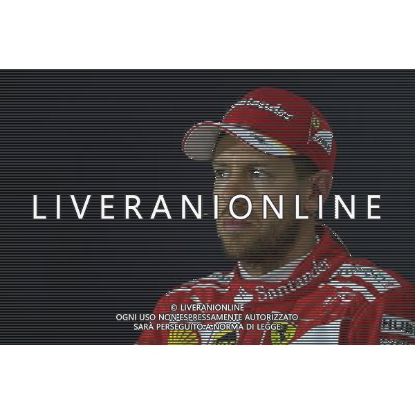 Sebastian Vettel (GER) Ferrari in the FIA Press Conference. 08.04.2017. Formula 1 World Championship, Rd 2, Chinese Grand Prix, Shanghai, China, Qualifying Day. ONLY ITALY AG ALDO LIVERANI SAS
