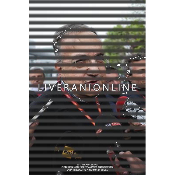 Sergio Marchionne (ITA), Ferrari President and CEO of Fiat Chrysler Automobiles. 09.04.2017. Formula 1 World Championship, Rd 2, Chinese Grand Prix, Shanghai, China, Race Day. ONLY ITALY AG ALDO LIVERANI SAS