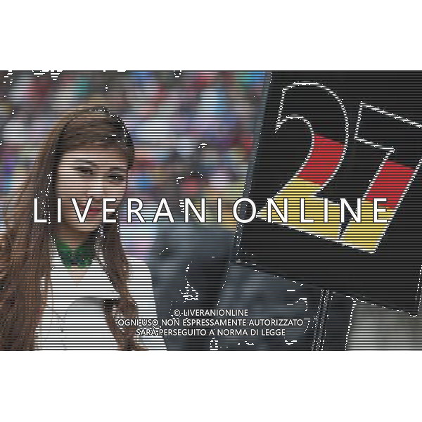 Grid girl. 09.04.2017. Formula 1 World Championship, Rd 2, Chinese Grand Prix, Shanghai, China, Race Day. ONLY ITALY AG ALDO LIVERANI SAS
