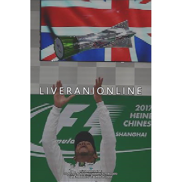 1st place Lewis Hamilton (GBR) Mercedes AMG F1 W08. 09.04.2017. Formula 1 World Championship, Rd 2, Chinese Grand Prix, Shanghai, China, Race Day. ONLY ITALY AG ALDO LIVERANI SAS