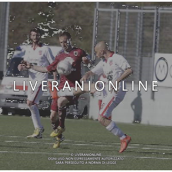 TERAMO - REGGIANA CAMPIONATO LEGA PRO DIVISIONE B 09 APRILE 2017 NELLA FOTO GENEVIER E AMADIO ©GS / AGENZIA ALDO LIVERANI SAS