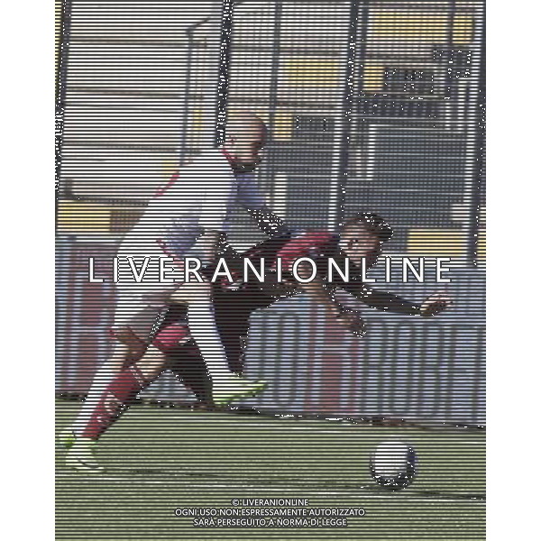 TERAMO - REGGIANA CAMPIONATO LEGA PRO DIVISIONE B 09 APRILE 2017 NELLA FOTO CESARINI ©GS / AGENZIA ALDO LIVERANI SAS