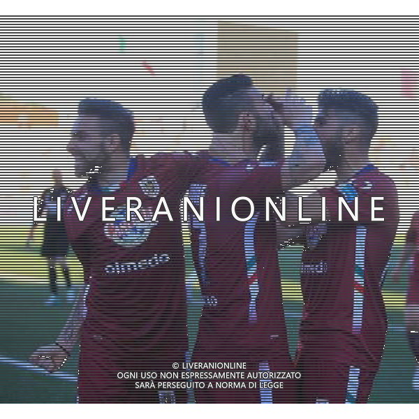 TERAMO - REGGIANA CAMPIONATO LEGA PRO DIVISIONE B 09 APRILE 2017 NELLA FOTO ESULTANZA DOPO IL GOL DI GUIDONE ©GS / AGENZIA ALDO LIVERANI SAS