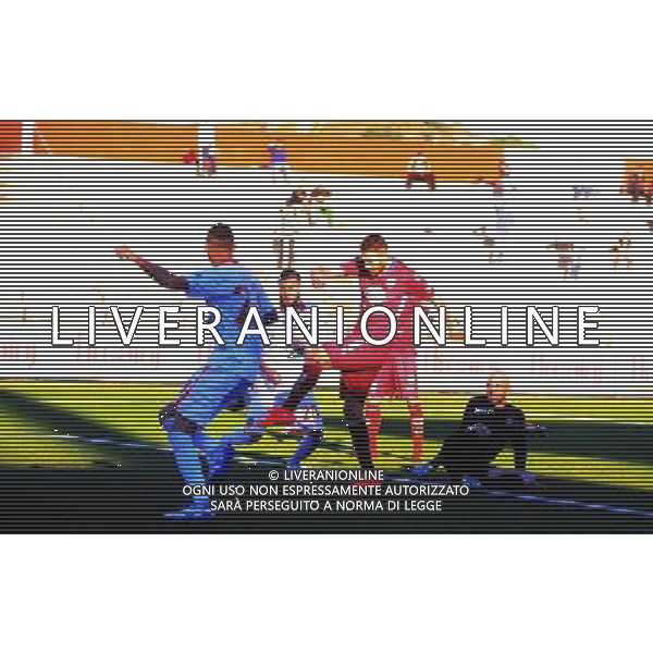 TERAMO - REGGIANA CAMPIONATO LEGA PRO DIVISIONE B 09 APRILE 2017 NELLA FOTO IL GOL DI GUIDONE ©GS / AGENZIA ALDO LIVERANI SAS