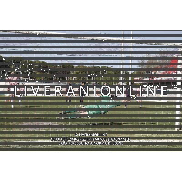 Forl“ - Maceratese Campionato di calcio Lega Pro girone B 09/04/2017 nella foto: il goal di Quadri Alberto ©Claudio Zamagni/Agenzia Aldo Liverani 