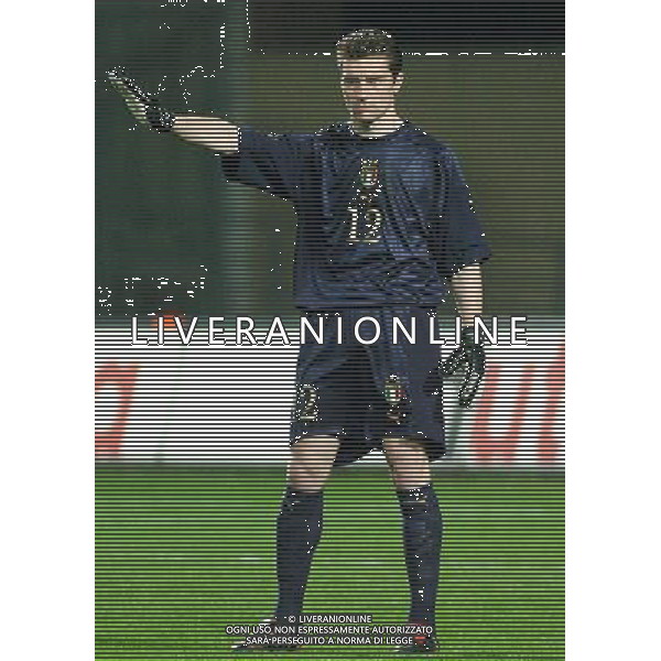 Padova, 30 Marzo 2005. Partita Italia - Islanda. Nella foto de sanctis morgan Ph. Nicolo\'Zangirolami/Ag. Liverani.