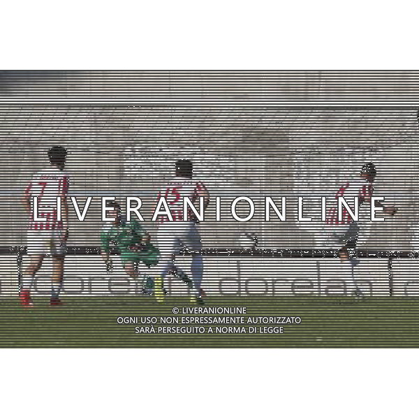 Forl“ - Maceratese Campionato di calcio Lega Pro girone B 09/04/2017 nella foto: Quadri Alberto calcia il rigore ©Claudio Zamagni/Agenzia Aldo Liverani 