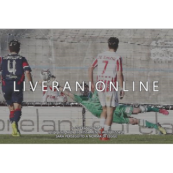 Forl“ - Maceratese Campionato di calcio Lega Pro girone B 09/04/2017 nella foto: Quadri Alberto goal ©Claudio Zamagni/Agenzia Aldo Liverani 