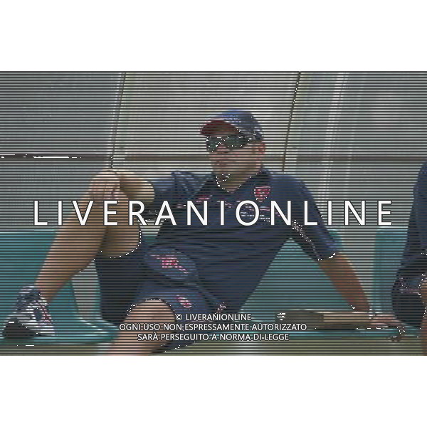 Folgaria (Tn) 16/07/2003 Ritiro del Perugia Calcio Amichevole nella foto Serse Cosmi* foto Filippo Venezia/Agenzia Aldo Liverani