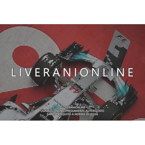 Mercedes AMG F1 W08 of race winner Lewis Hamilton (GBR) Mercedes AMG F1 in parc ferme. 09.04.2017. Formula 1 World Championship, Rd 2, Chinese Grand Prix, Shanghai, China, Race Day. ONLY ITALY AG ALDO LIVERANI SAS