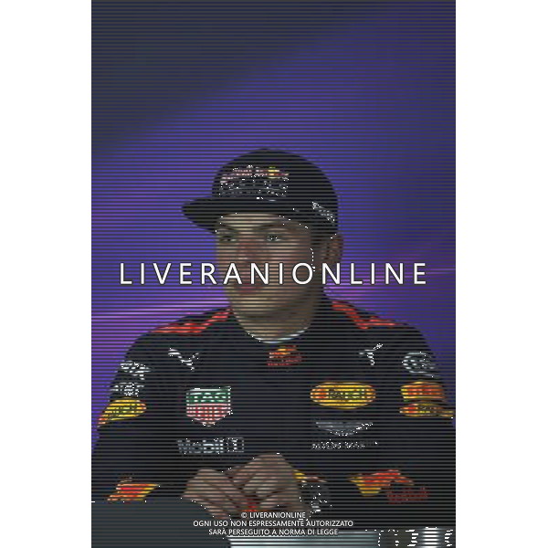 Max Verstappen (NLD) Red Bull Racing in the FIA Press Conference. 09.04.2017. Formula 1 World Championship, Rd 2, Chinese Grand Prix, Shanghai, China, Race Day. ONLY ITALY AG ALDO LIVERANI SAS