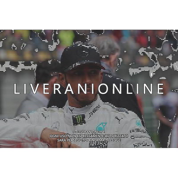Lewis Hamilton (GBR) Mercedes AMG F1 on the grid. 09.04.2017. Formula 1 World Championship, Rd 2, Chinese Grand Prix, Shanghai, China, Race Day. ONLY ITALY AG ALDO LIVERANI SAS