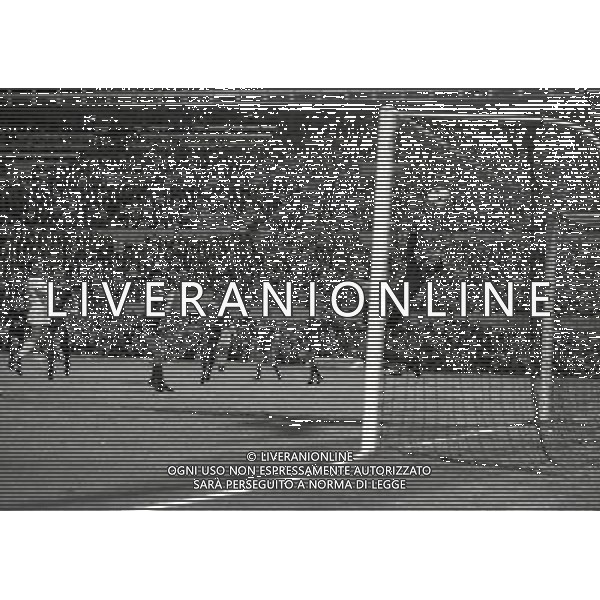 30-05 -1984 ROMA FINALE DI COPPA DEI CAMPIONI ROMA LIVERPOOL NELLA FOTO GOAL ROBERTO PRUZZO AG ALDO LIVERANI SAS 