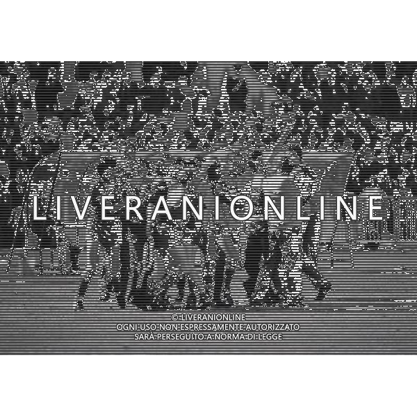 30-05 -1984 ROMA FINALE DI COPPA DEI CAMPIONI ROMA LIVERPOOL NELLA FOTO ESULTANZA GIOCATORI LIVERPOOL AG ALDO LIVERANI SAS 