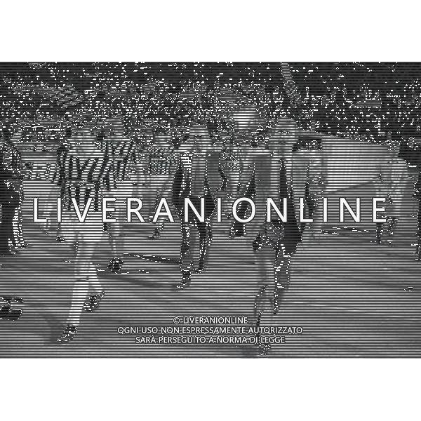TORINO 25-04-1984 SEMIFINALE DI COPPA DELLE COPPE JUVENTUS MANCHESTER UNITED NELLA FOTO GIOVANNI TRAPATTONI E BENIAMINO VIGNOLA AG ALDO LIVERANI SAS