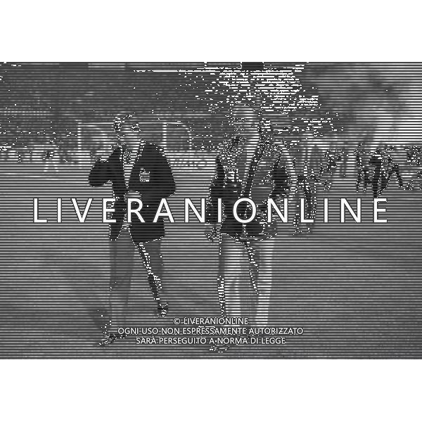TORINO 25-04-1984 SEMIFINALE DI COPPA DELLE COPPE JUVENTUS MANCHESTER UNITED NELLA FOTO RON ATKINSON ALLENATORE MANCHESTE UNITED AG ALDO LIVERANI SAS
