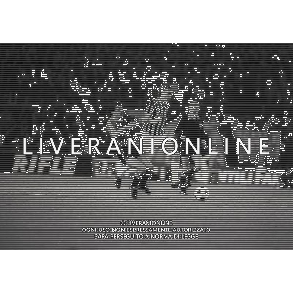 TORINO 25-04-1984 SEMIFINALE DI COPPA DELLE COPPE JUVENTUS MANCHESTER UNITED NELLA FOTO ZBIGNEW BONIEK AG ALDO LIVERANI SAS