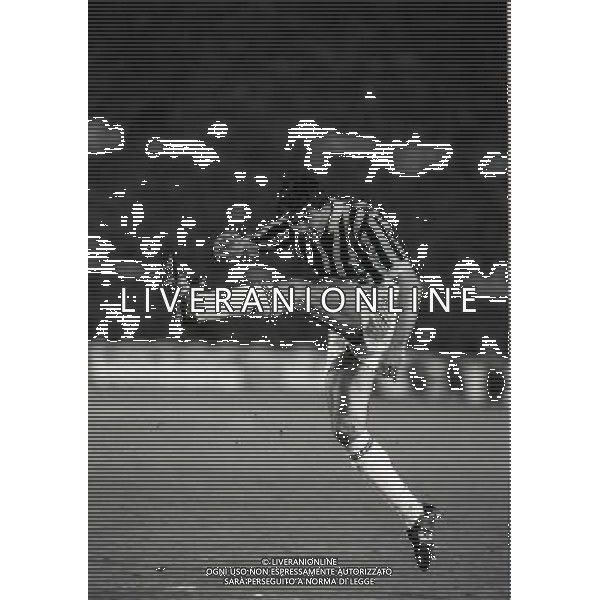TORINO 25-04-1984 SEMIFINALE DI COPPA DELLE COPPE JUVENTUS MANCHESTER UNITED NELLA FOTO ANTONIO CABRINI AG ALDO LIVERANI SAS